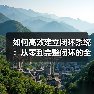 如何高效建立闭环系统:从零到完整闭环的全面指南(图4) 如何高效建立闭环系统:从零到完整闭环的全面指南(图4)