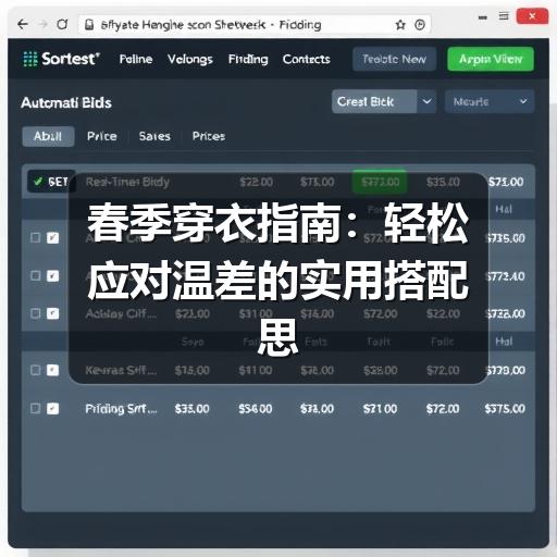 春季穿衣指南：轻松应对温差的实用搭配思路