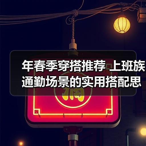 年春季穿搭推荐 上班族通勤场景的实用搭配思路