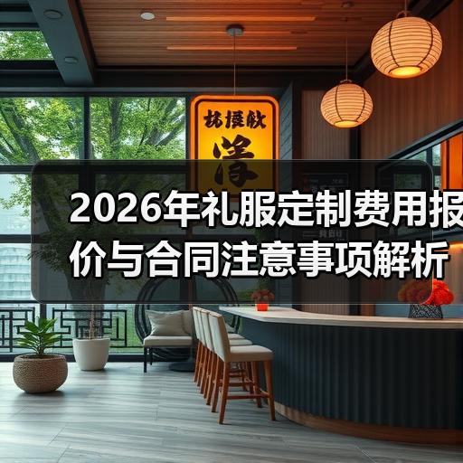 2026年礼服定制费用报价与合同注意事项解析